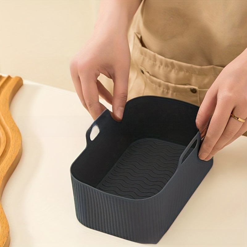Food-grade silicone air fryer basket liner