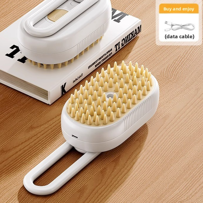 SmartSpray comb being used on dog