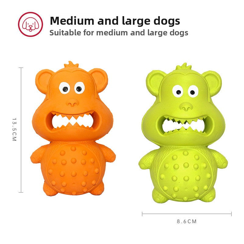 Tough Rubber Squeaky Toy for Dogs Tec15