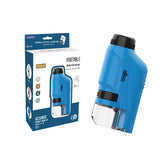 Battery-powered kids microscope close-up