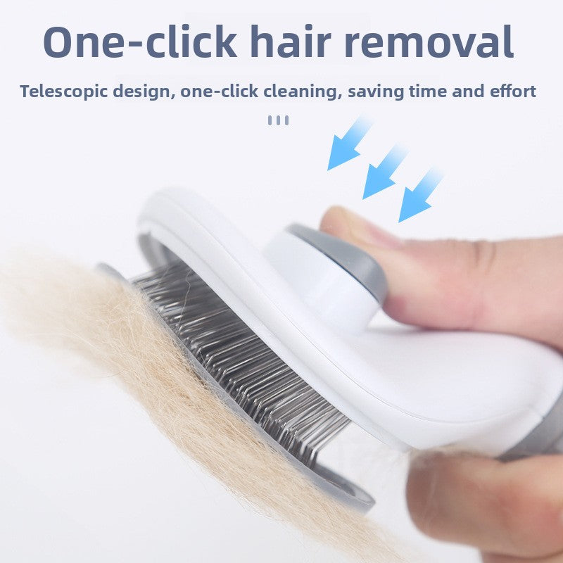 Easy-Clean Pet Fur Removal Brush Tec15