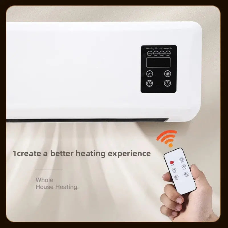 Dual heating and cooling wall unit