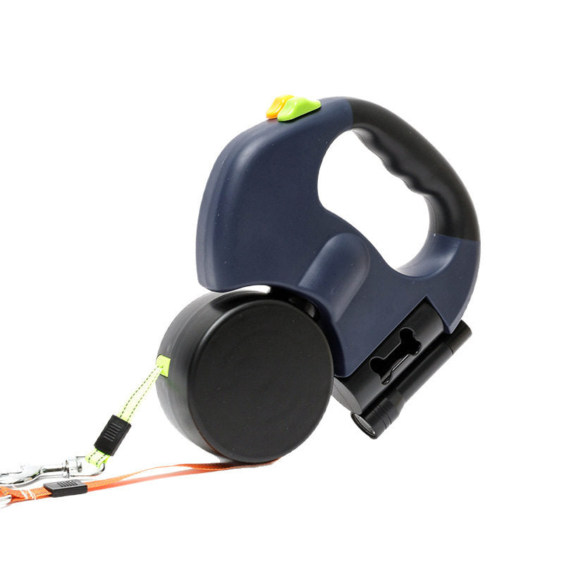 Strong braided cord dual dog leash