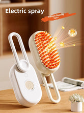 SmartSpray pet grooming comb in mocha