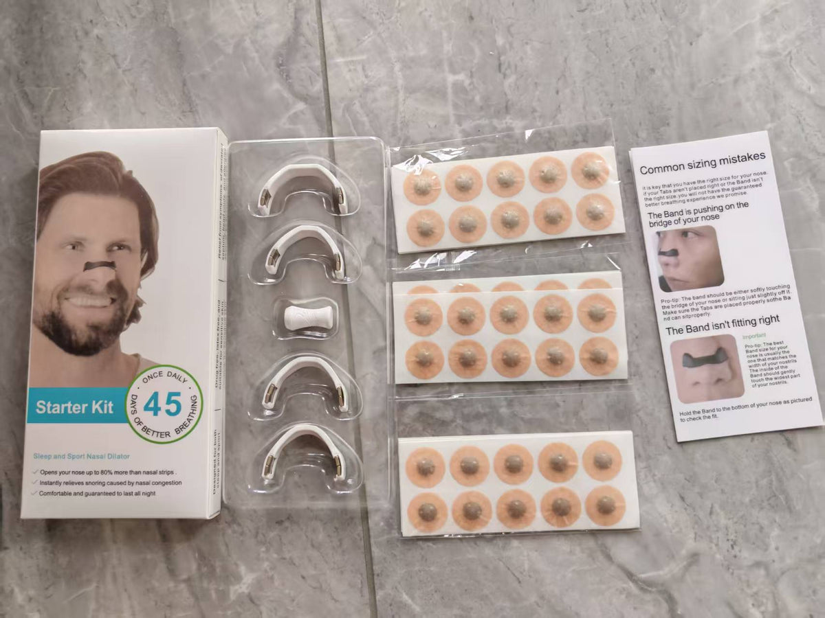 AirFlow Pro nasal strips in use