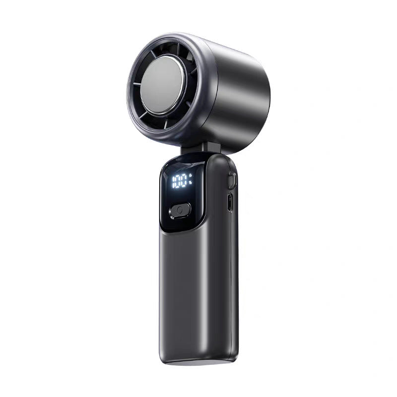 Portable neck fan with cooling feature