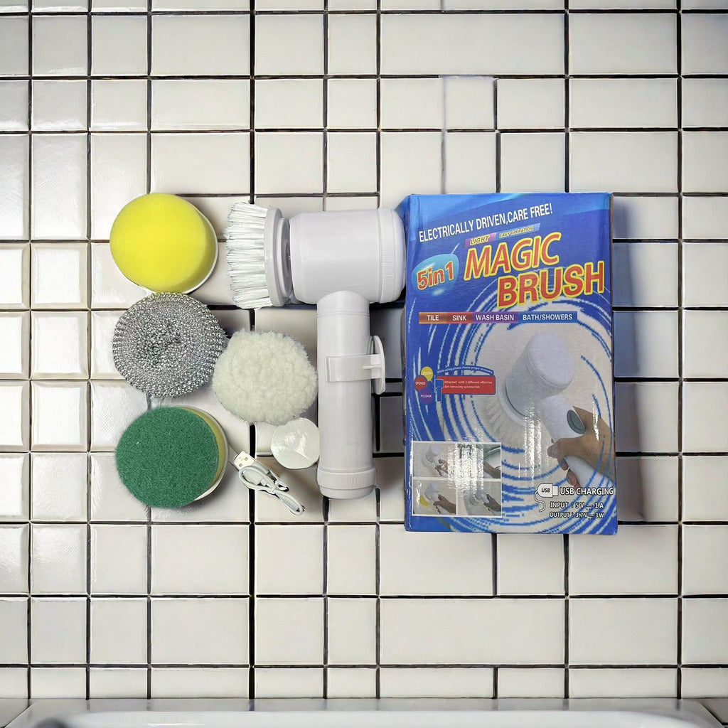 Rotating brush shoe cleaner with multiple heads