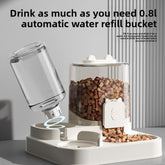 Dual compartment pet bowl for food and water