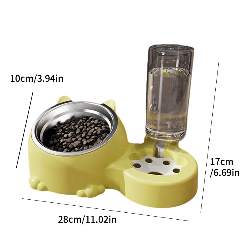 Comfort feeding bowl with removable bowls