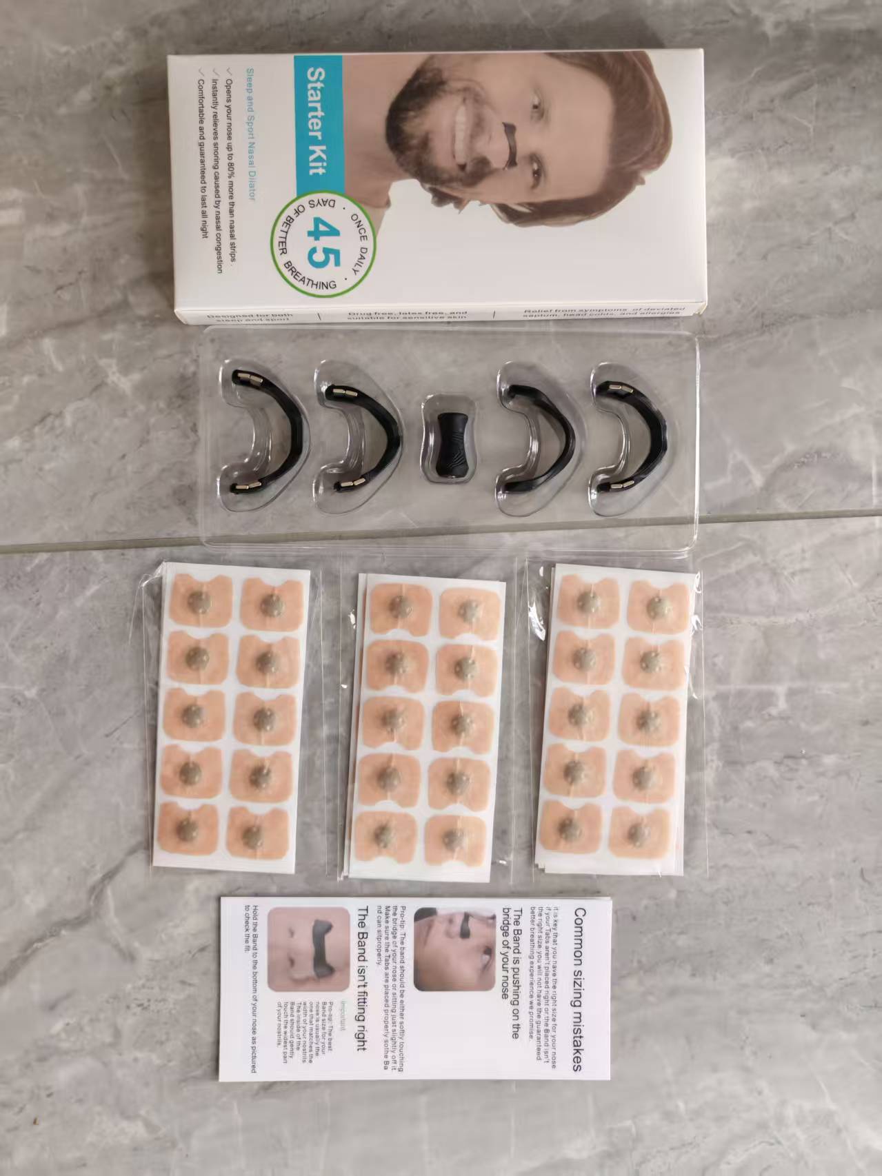 Discrete magnetic nasal dilator design