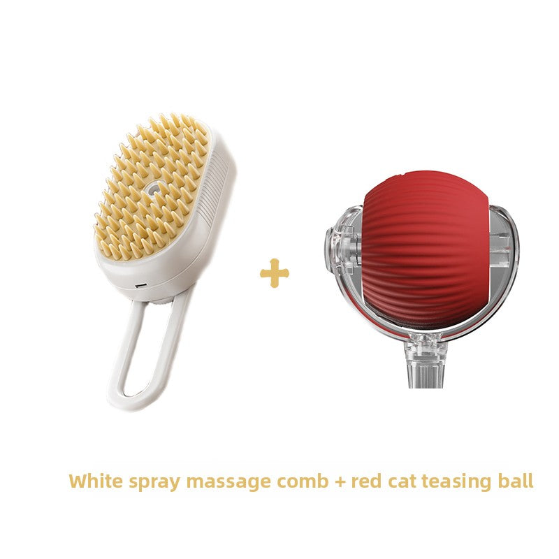 SmartSpray pet comb ergonomic handle