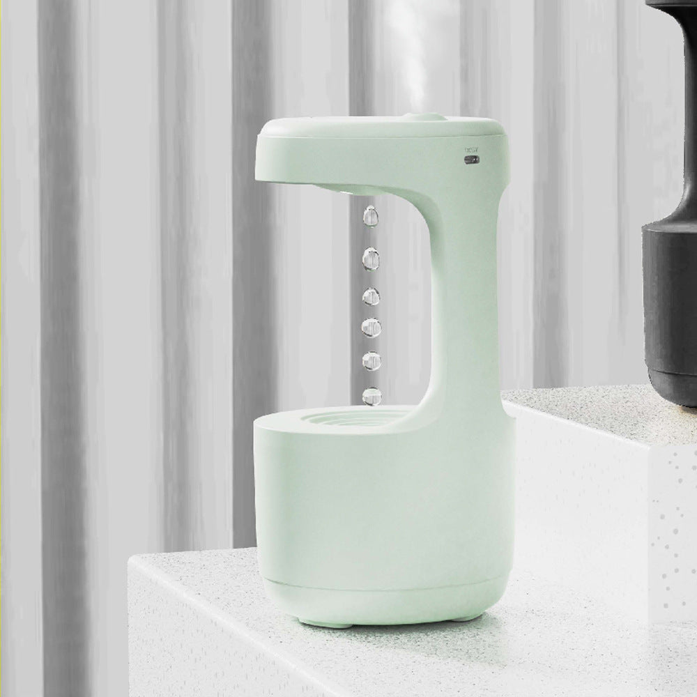 Anti-gravity humidifier control buttons