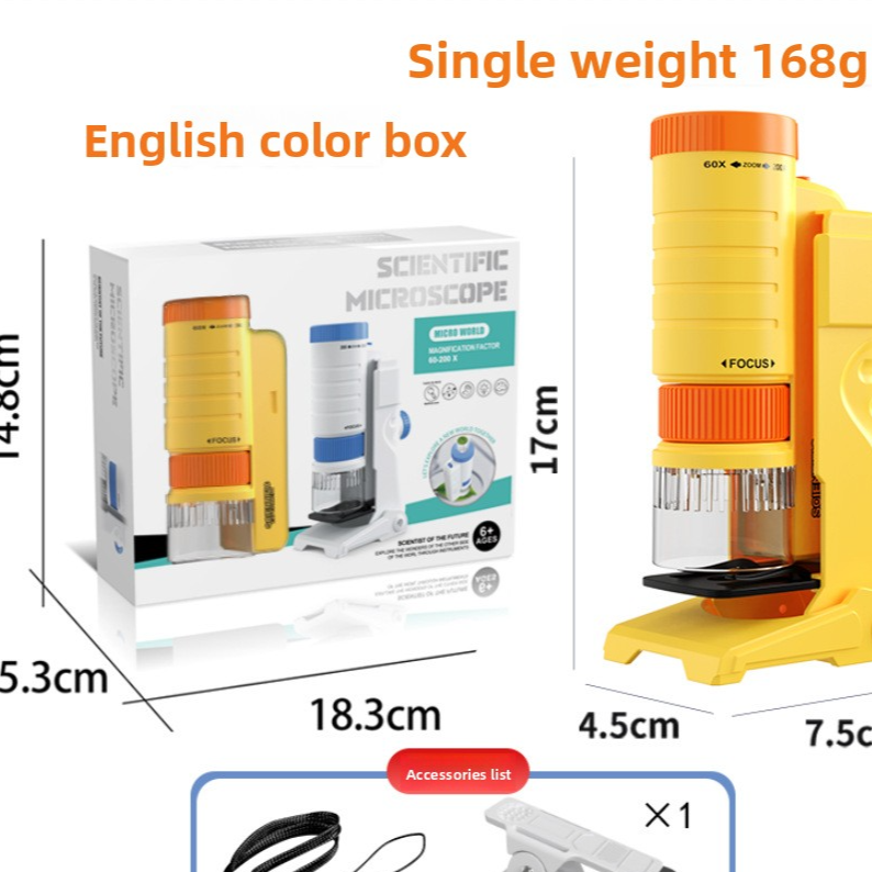 DiscoverScope kids microscope packaging