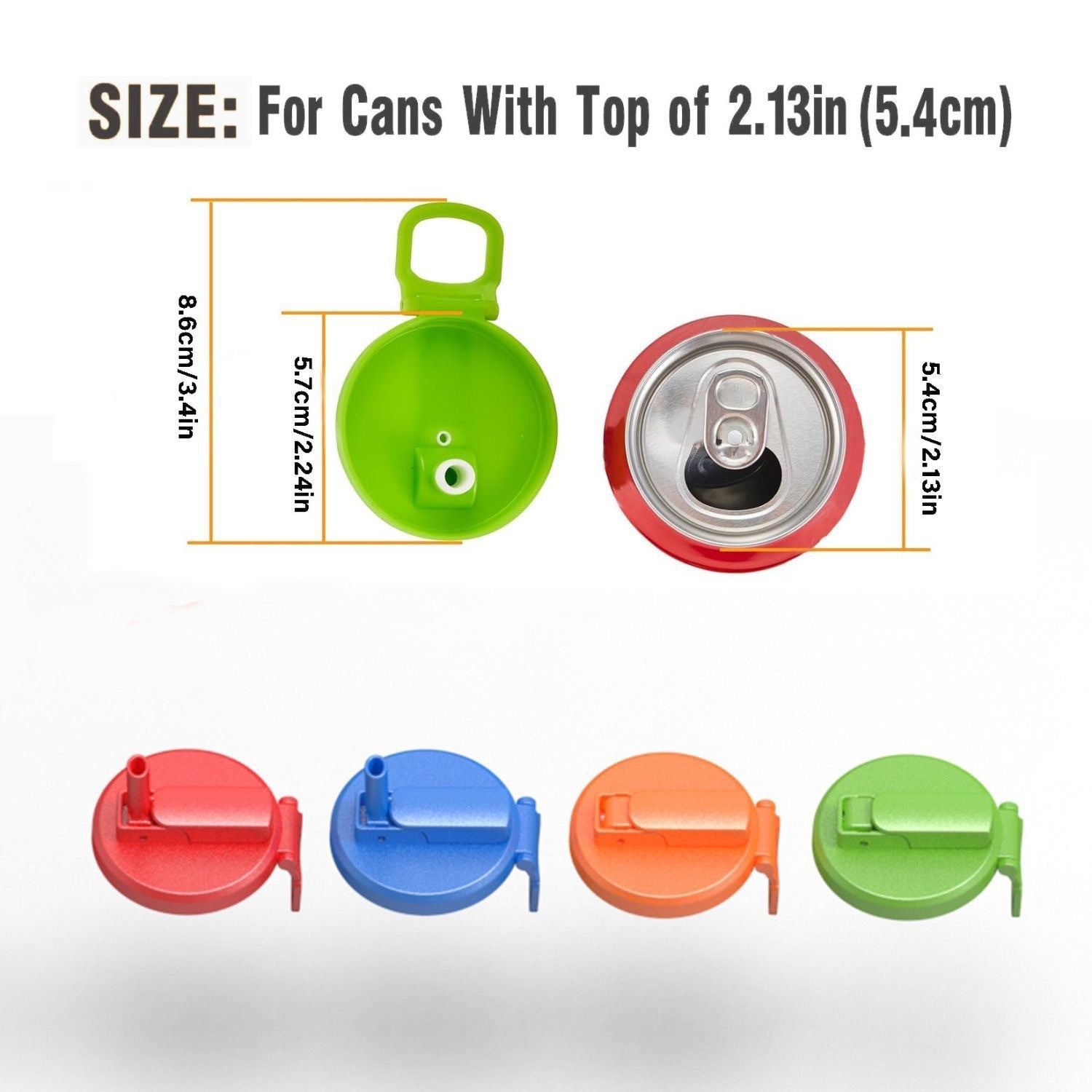 Food-safe silicone can topper