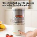 Portable fruit juicer one-button operation