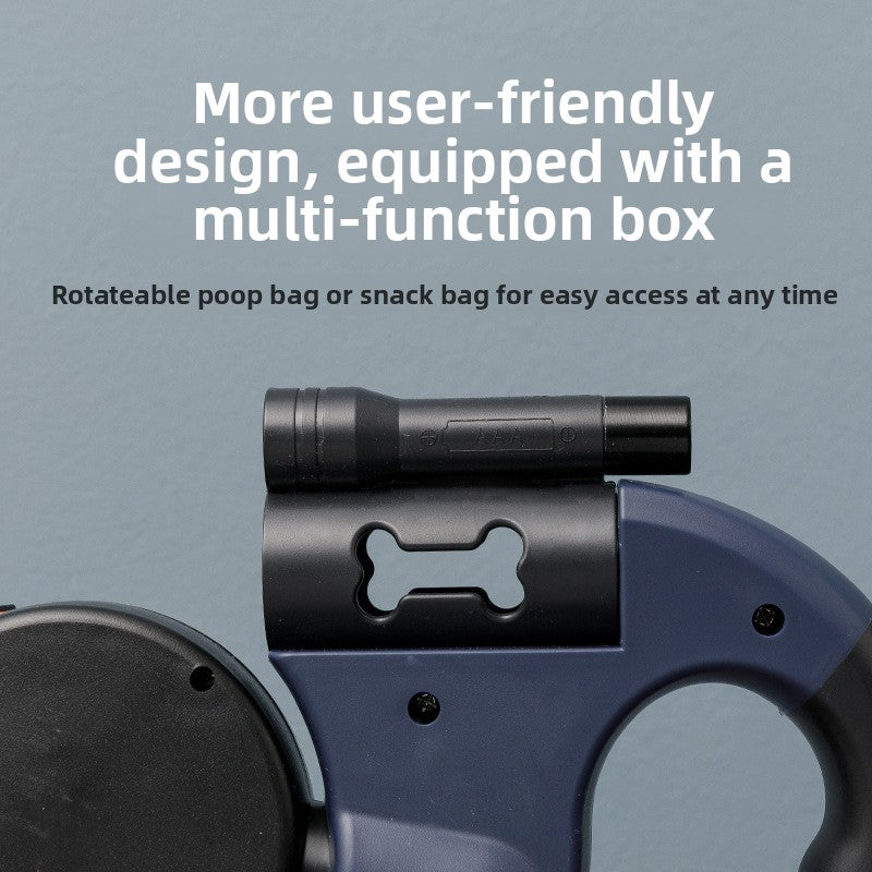 Dual retractable mechanism close-up