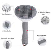 FurAway self-cleaning pet grooming brush