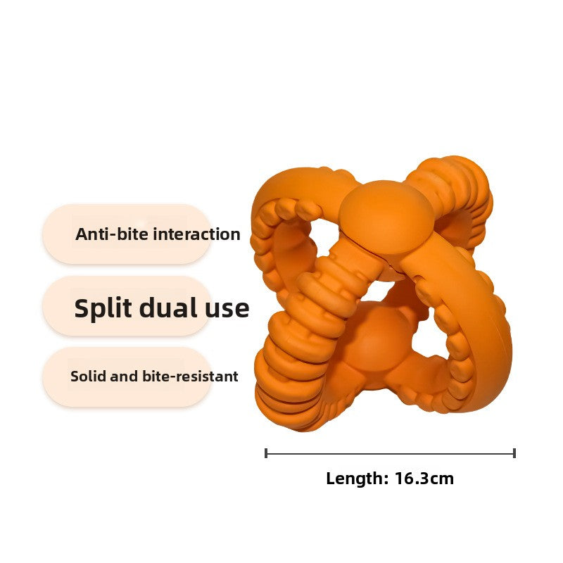 Tough Rubber Squeaky Toy for Dogs Tec15