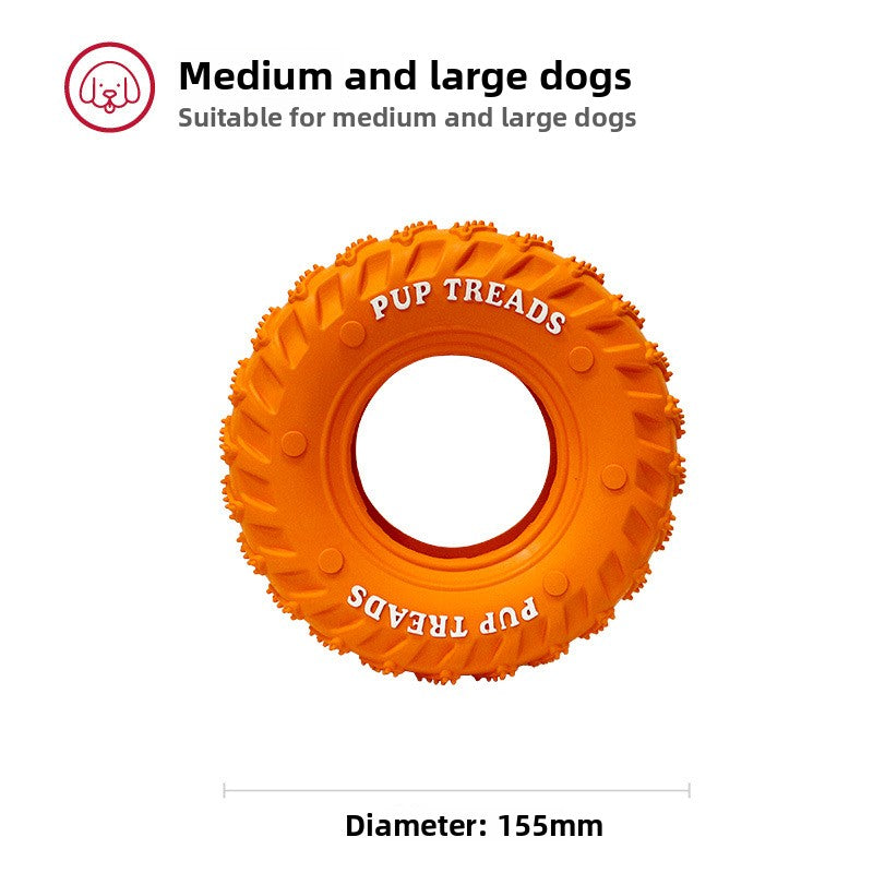 Tough Rubber Squeaky Toy for Dogs Tec15
